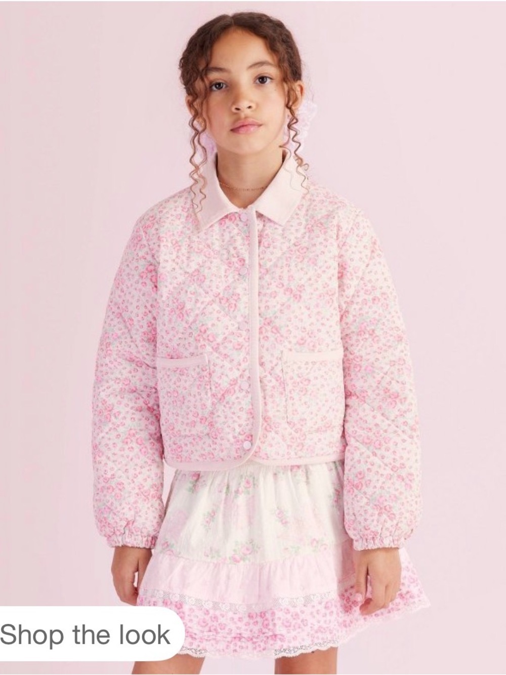 LoveShackFancy x Target Charlotte Roseheart Quilted Barn Jacket L